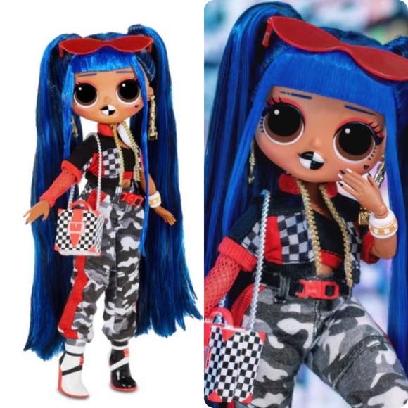 L.O.L. Surprise! Other - O.M.G. LOL Downtown B.B.Doll + Red Plastic Carrying Case
